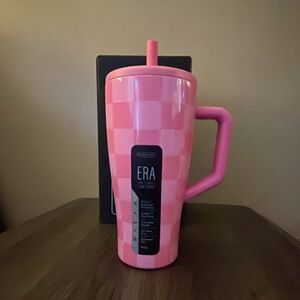 BruMate Era 30 oz. Straw Tumbler - Pink Checkered- sold out online